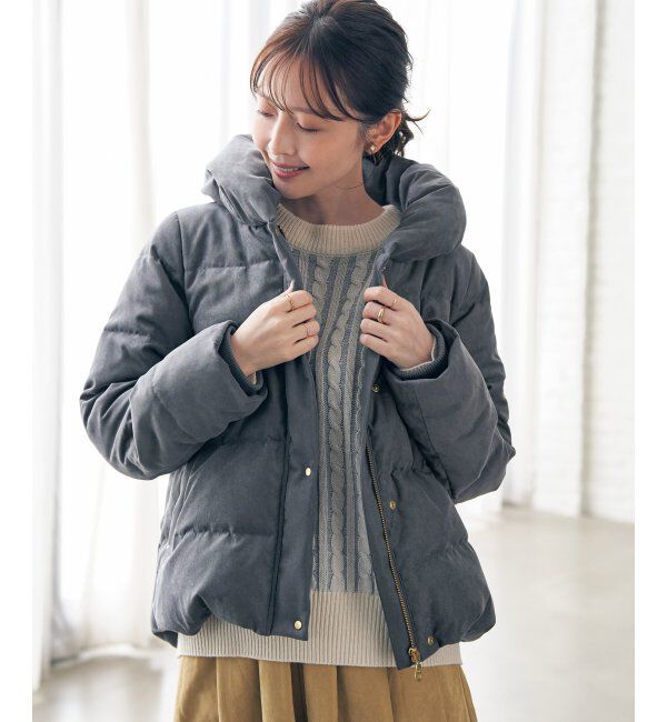 ikka「細コール洗えるダウンジャケット」|その他|ブルーケイ