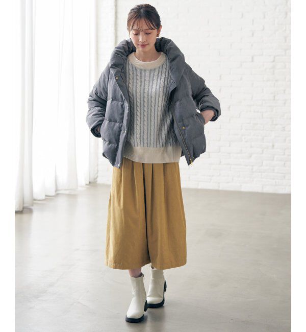 ikka「細コール洗えるダウンジャケット」|その他|