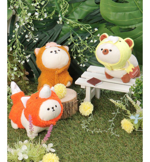 Lbc with Life「PLUFFY かぶりもの クマ＆ハニー」|クッション・クッションカバー|