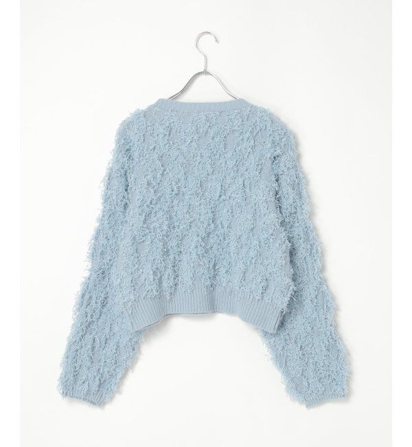 VENCE share style「リボンヤーンショート丈ニット」|ニット・セーター|