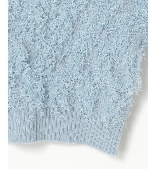 VENCE share style「リボンヤーンショート丈ニット」|ニット・セーター|