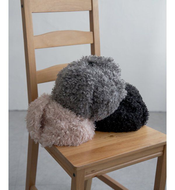 VENCE share style「シープ風フライトボア」|ニット帽|