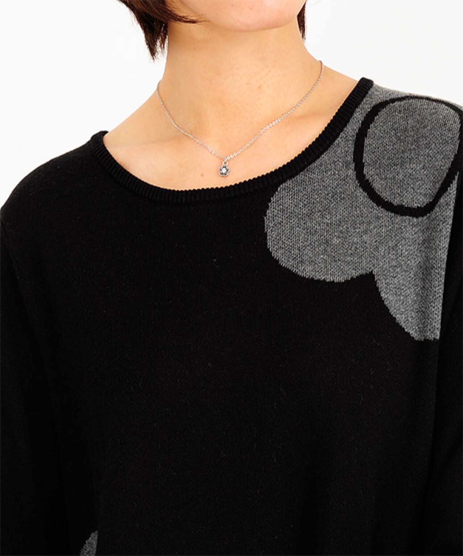 MARY QUANT「ラメエポビジューデイジー ネックレス」|ネックレス|