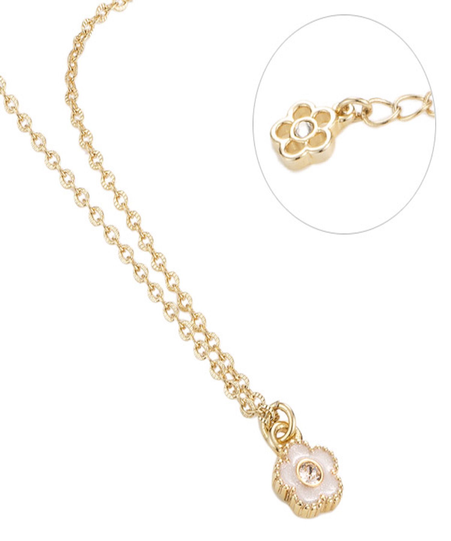 MARY QUANT「ラメエポビジューデイジー ネックレス」|ネックレス|