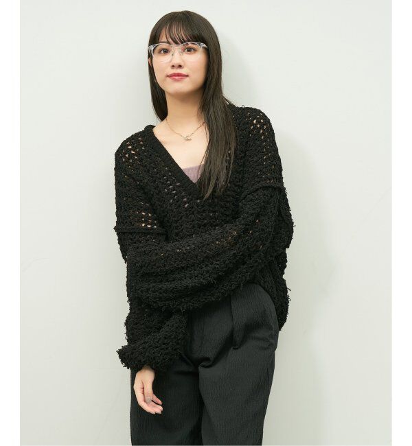  「Zoff｜emiri ボストン型 メガネ |辺見えみり 軽量 黒縁フレーム レンズ交換券付」|メガネ|