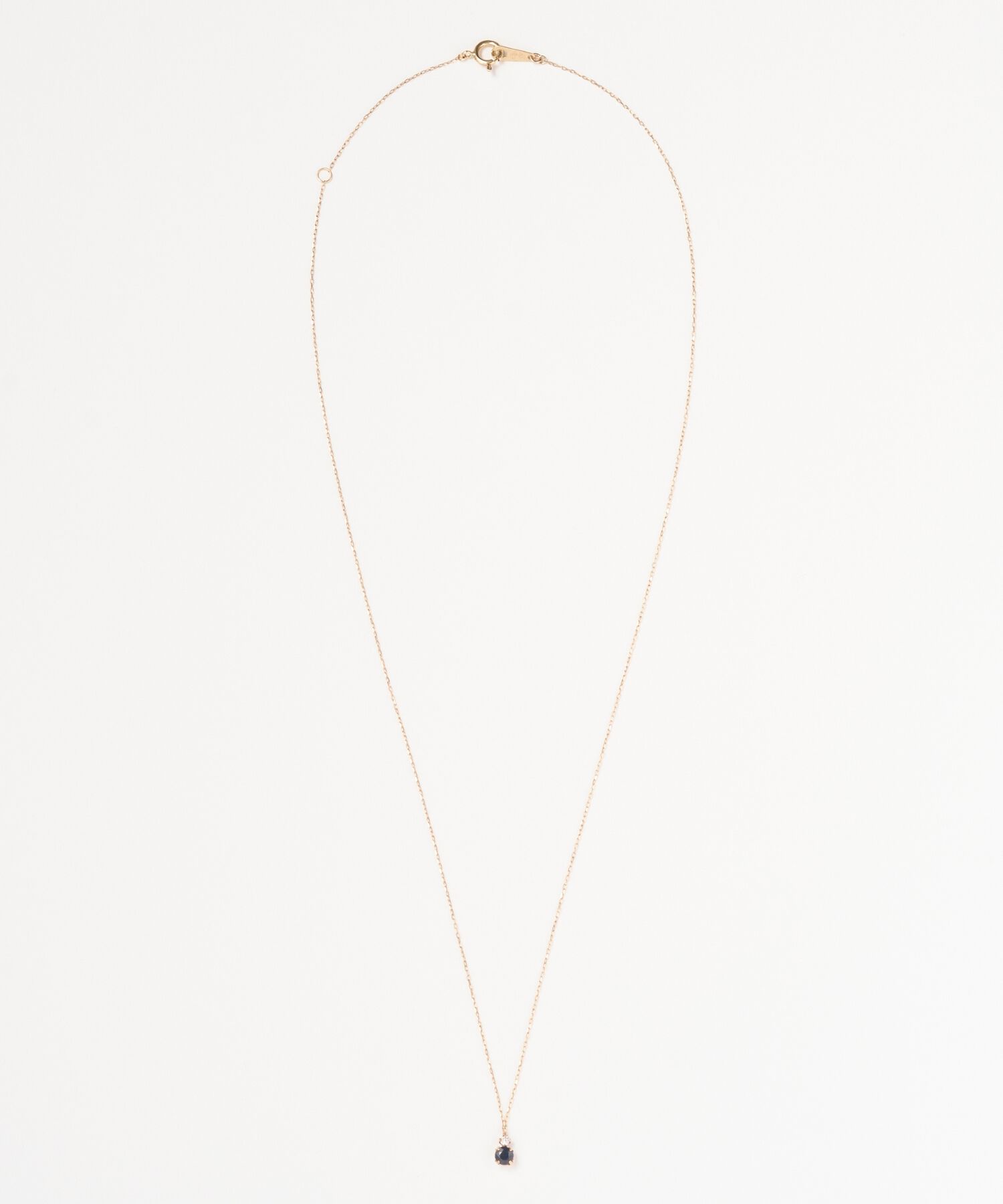 Phoebe「【K10】ジュエルラックネックレス　サファイア/BOX付き/全長:40cm」|ネックレス|