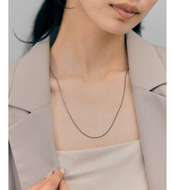 Jouete「ロングネックレス ボールチェーン」|ネックレス|