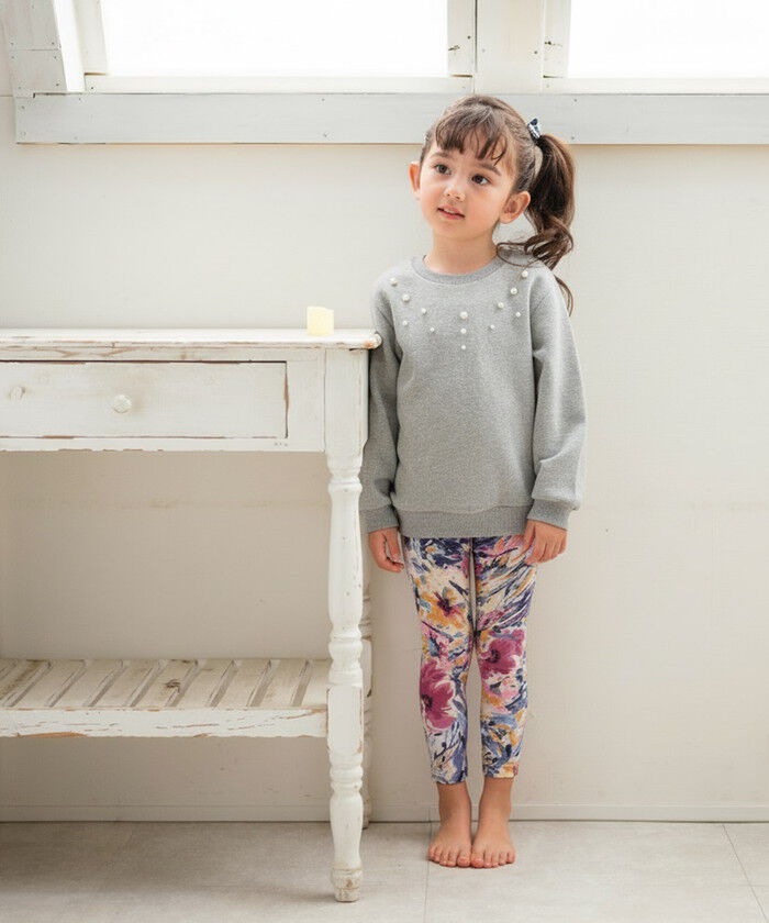 BACKYARD FAMILY「Rora 子供服 レギンス 通販 アザレア スパッツ パンツ ズボン 花柄 女の子 女子 子供」|レギンス・スパッツ|