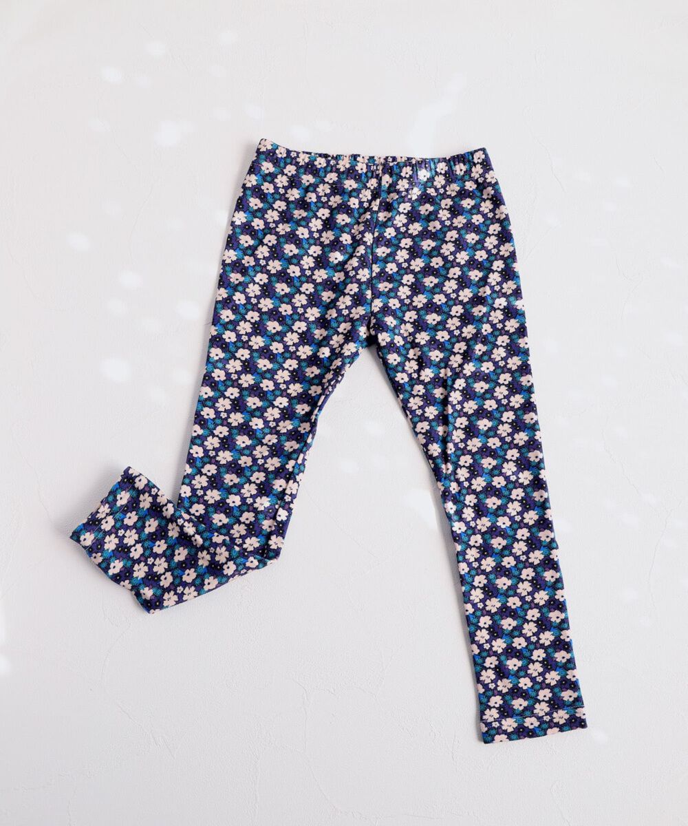 BACKYARD FAMILY「Rora 子供服 レギンス 通販 ルピナ スパッツ パンツ ズボン 小花柄 女の子 女子 子供」|レギンス・スパッツ|