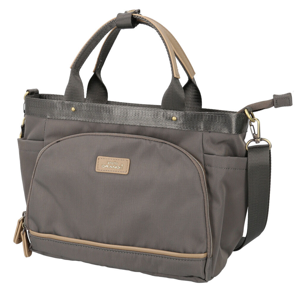 anello「anello GRANDE トートバッグ GTM1042 通販 トートバック ショルダーバッグ」|トートバッグ|グレー1
