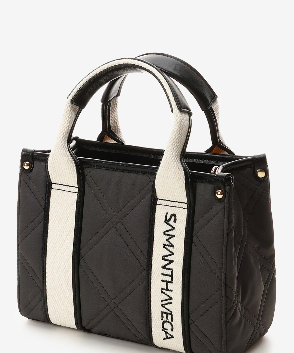 Samantha Vega「ロゴテープキルティングショルダーバッグ（ミニ）」|ショルダー・メッセンジャー|