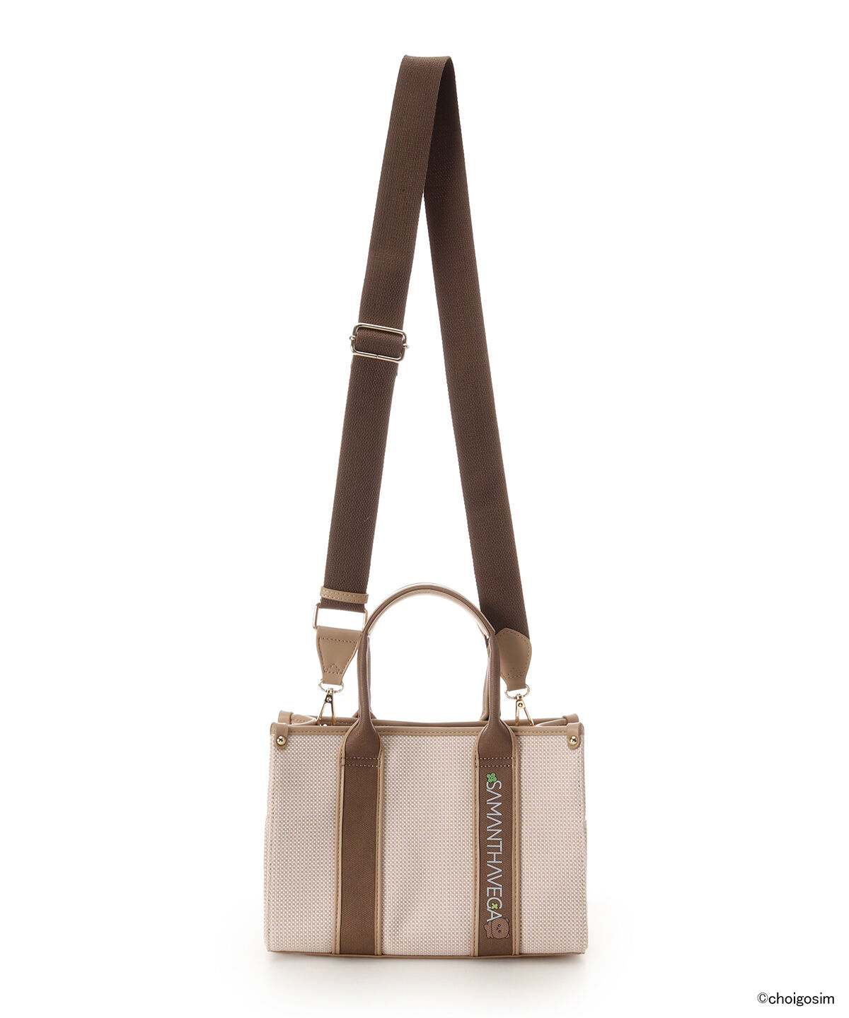 Samantha Vega「チェゴシム&times;SAMANTHAVEGA　「くまゴシム」ロゴテープバッグ」|ハンドバッグ|