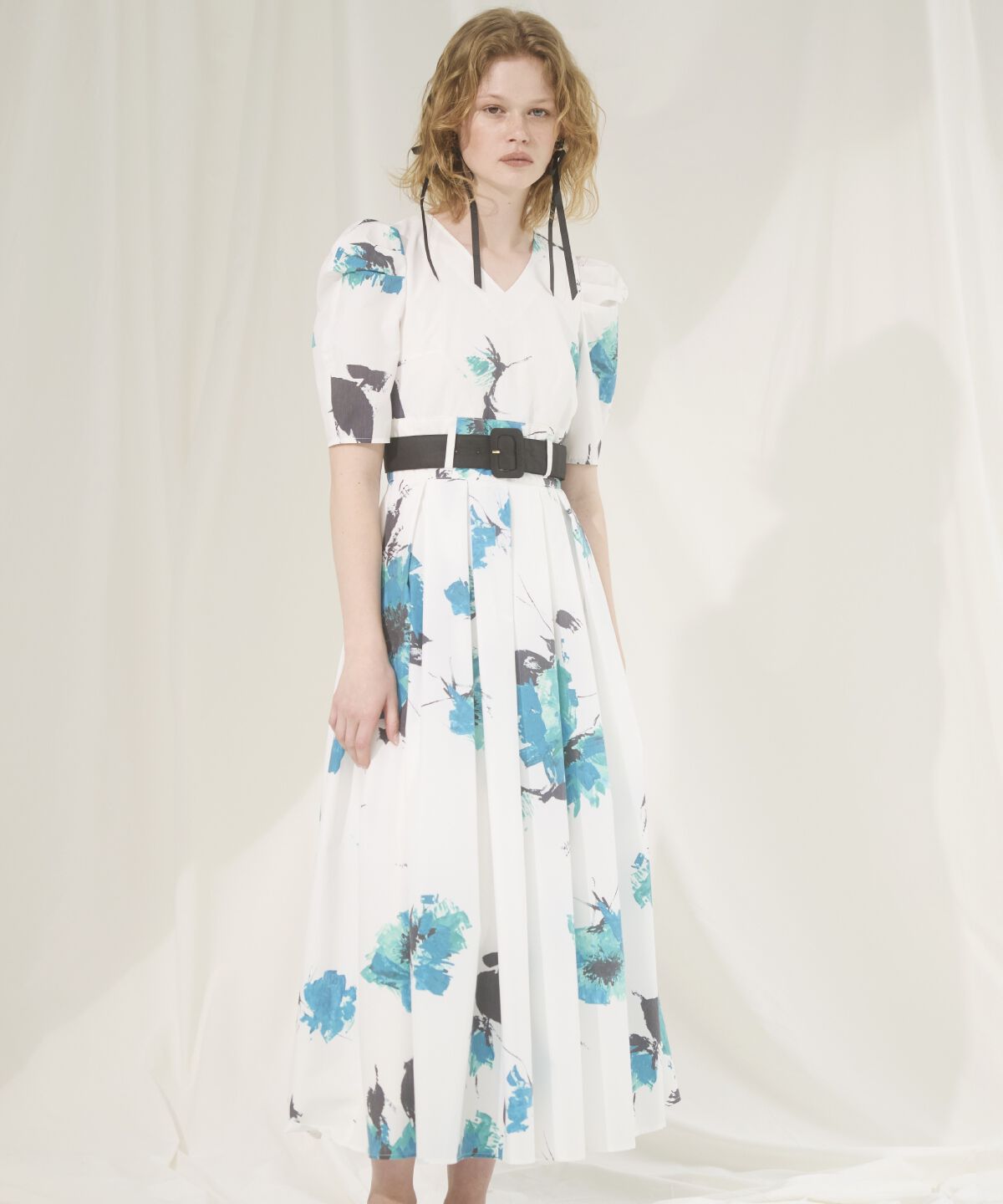 アンドクチュール「アートフラワーワンピース」|ワンピース|