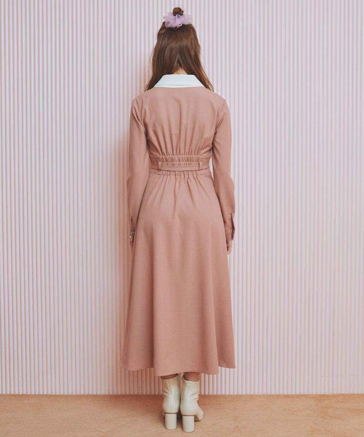 REDYAZEL「バイカラースキッパーシャツワンピース」|ワンピース|