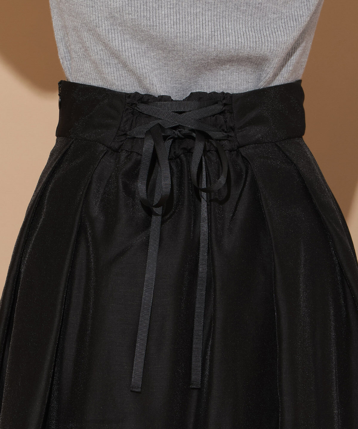 WILLSELECTION「オーガンジータックフレアスカート」|フレア|