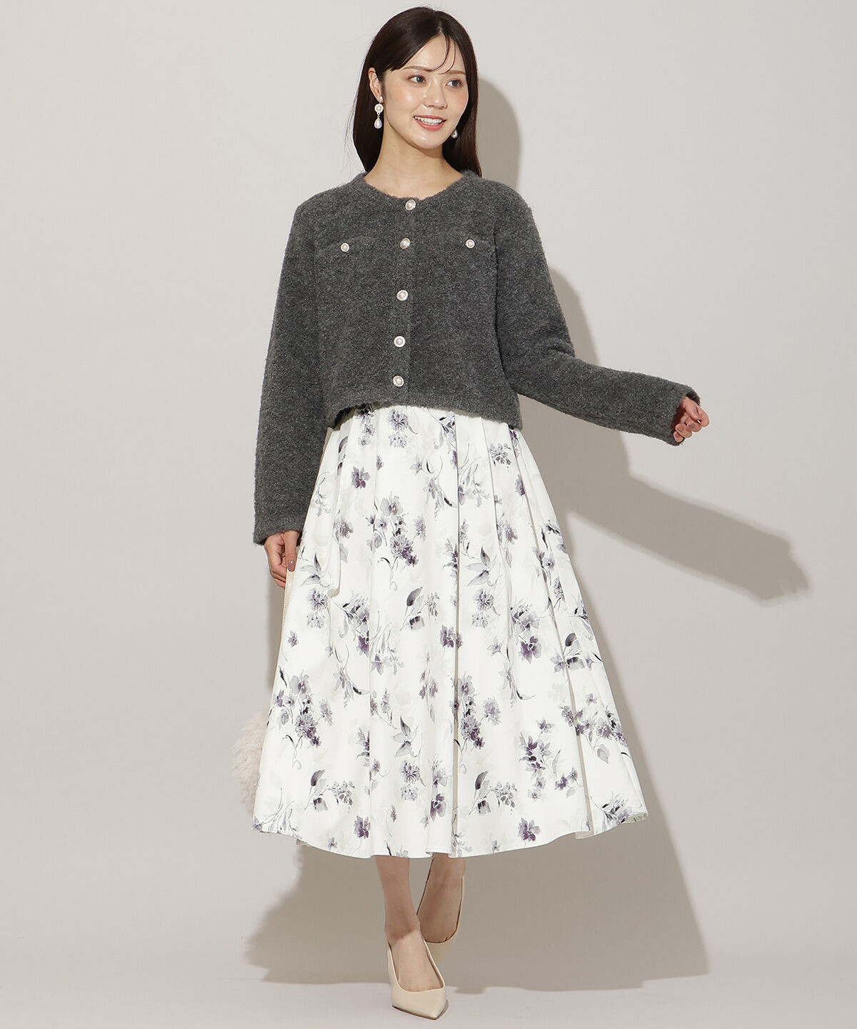 WILLSELECTION「ループヤーンニットジャケット」|カーディガン|