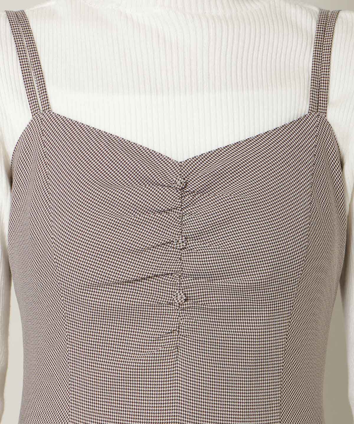 WILLSELECTION「ダブルストラップアシンメトリーワンピース」|ワンピース|