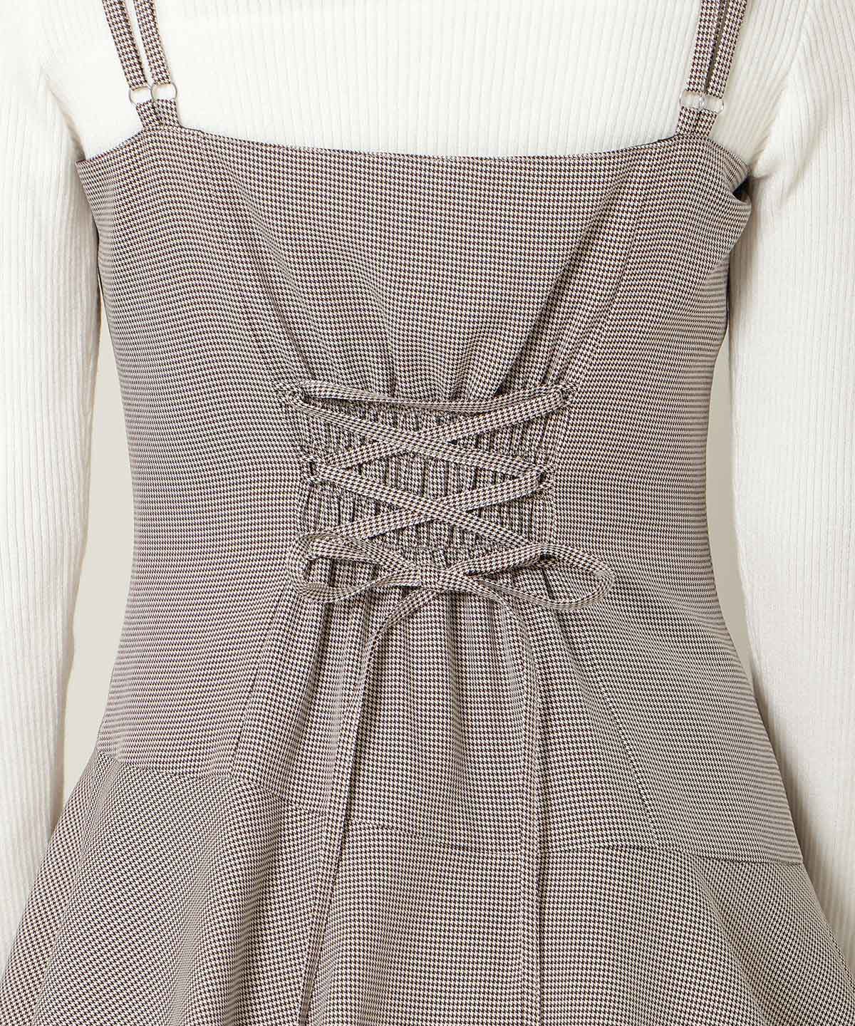 WILLSELECTION「ダブルストラップアシンメトリーワンピース」|ワンピース|