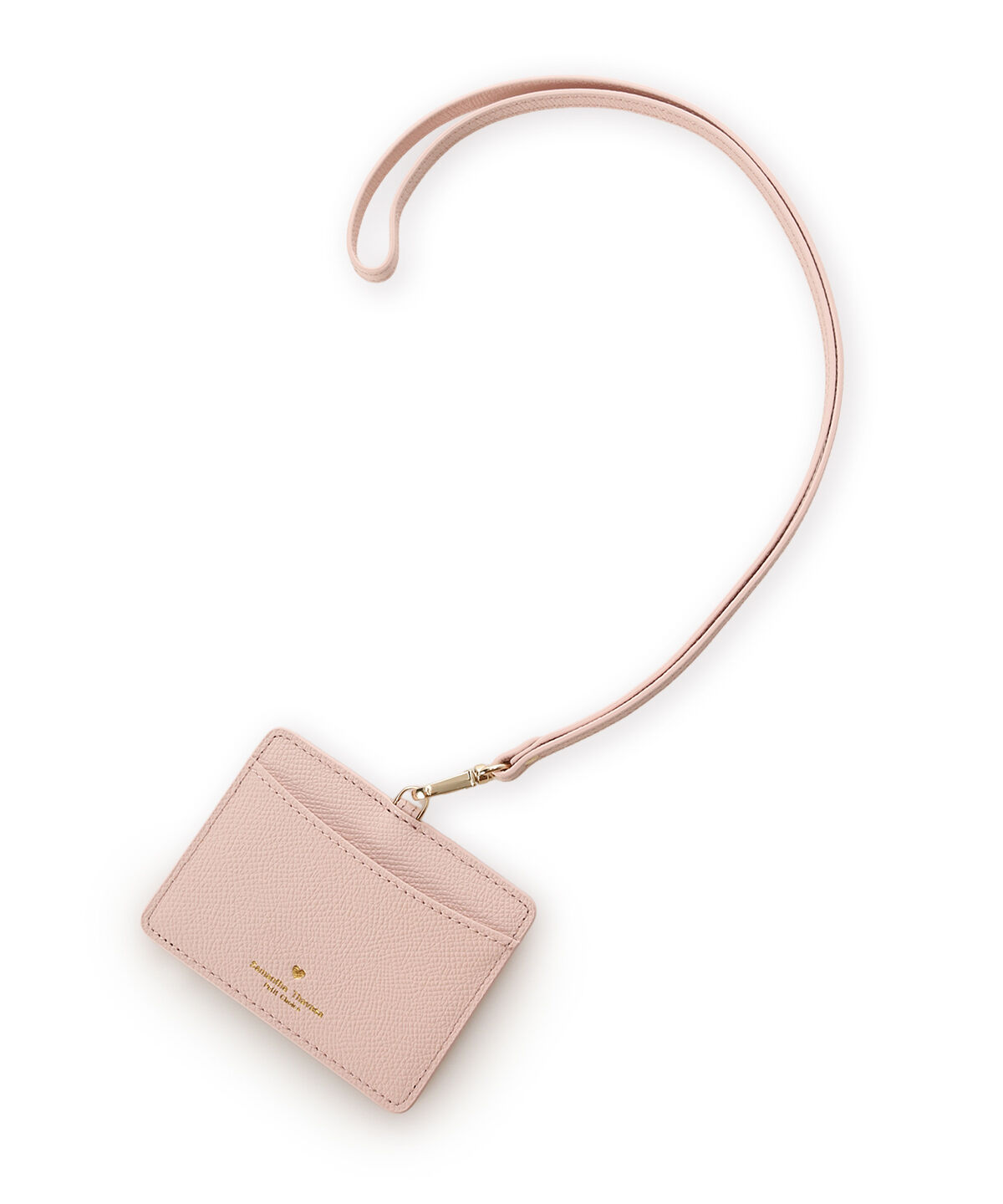 Samantha Thavasa Petit Choice「シンプルハート IDケース」|定期入れ|ピンク