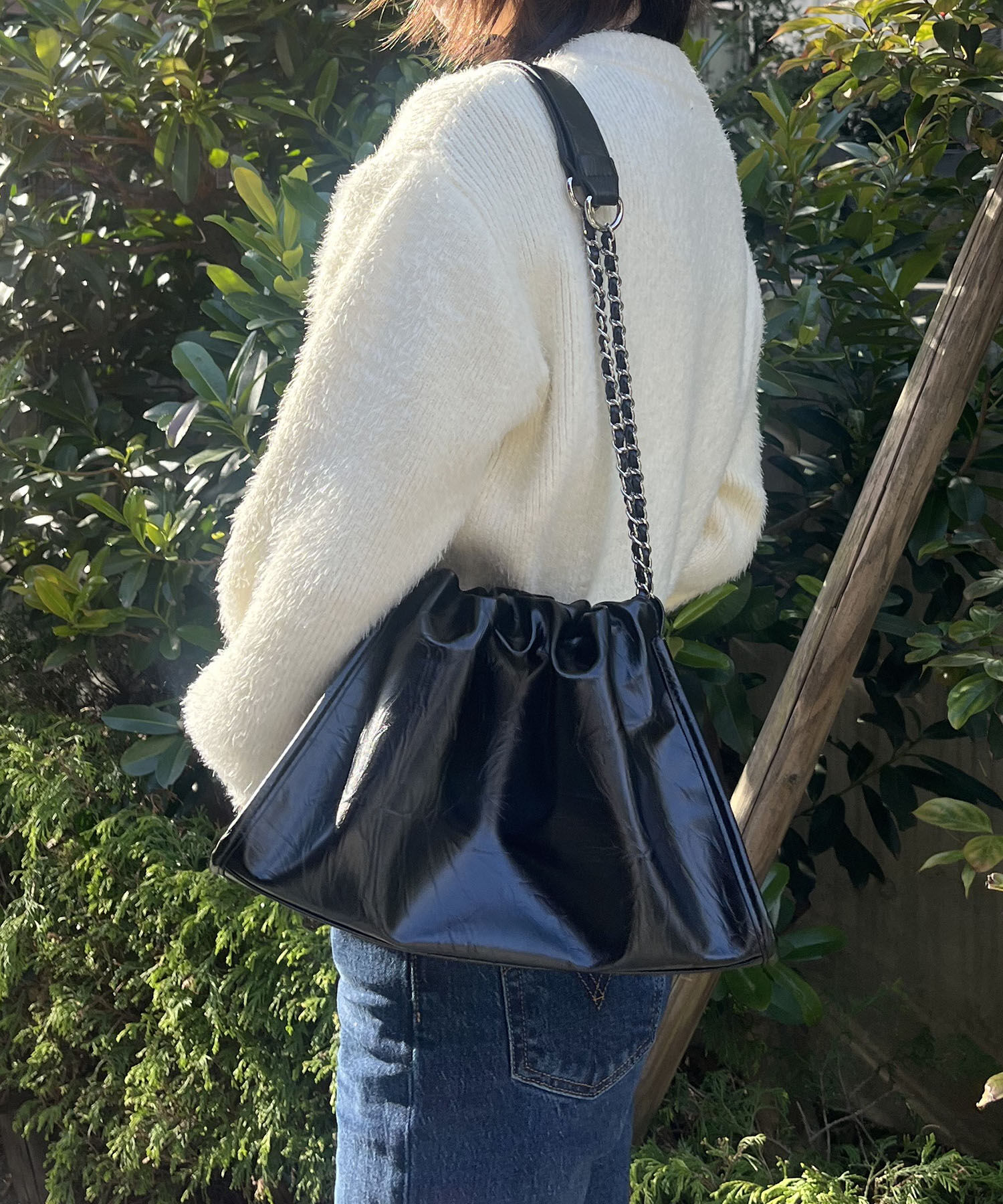 ORiental TRaffic「ソフトレザースクエアハンドバッグ/BA-250」|ショルダー・メッセンジャー|