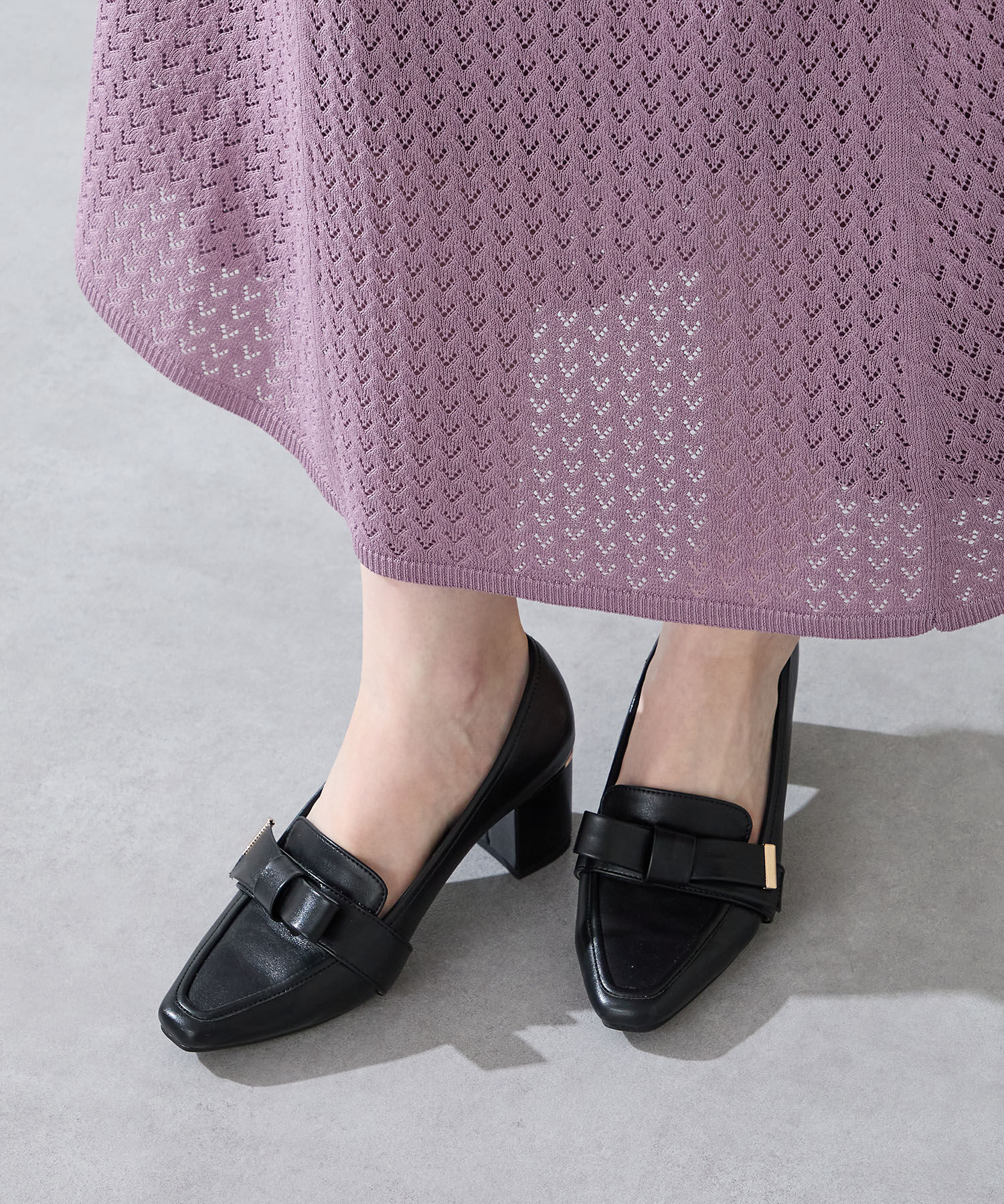 ORiental TRaffic「リボンベルトヒールローファー/51311」|パンプス|