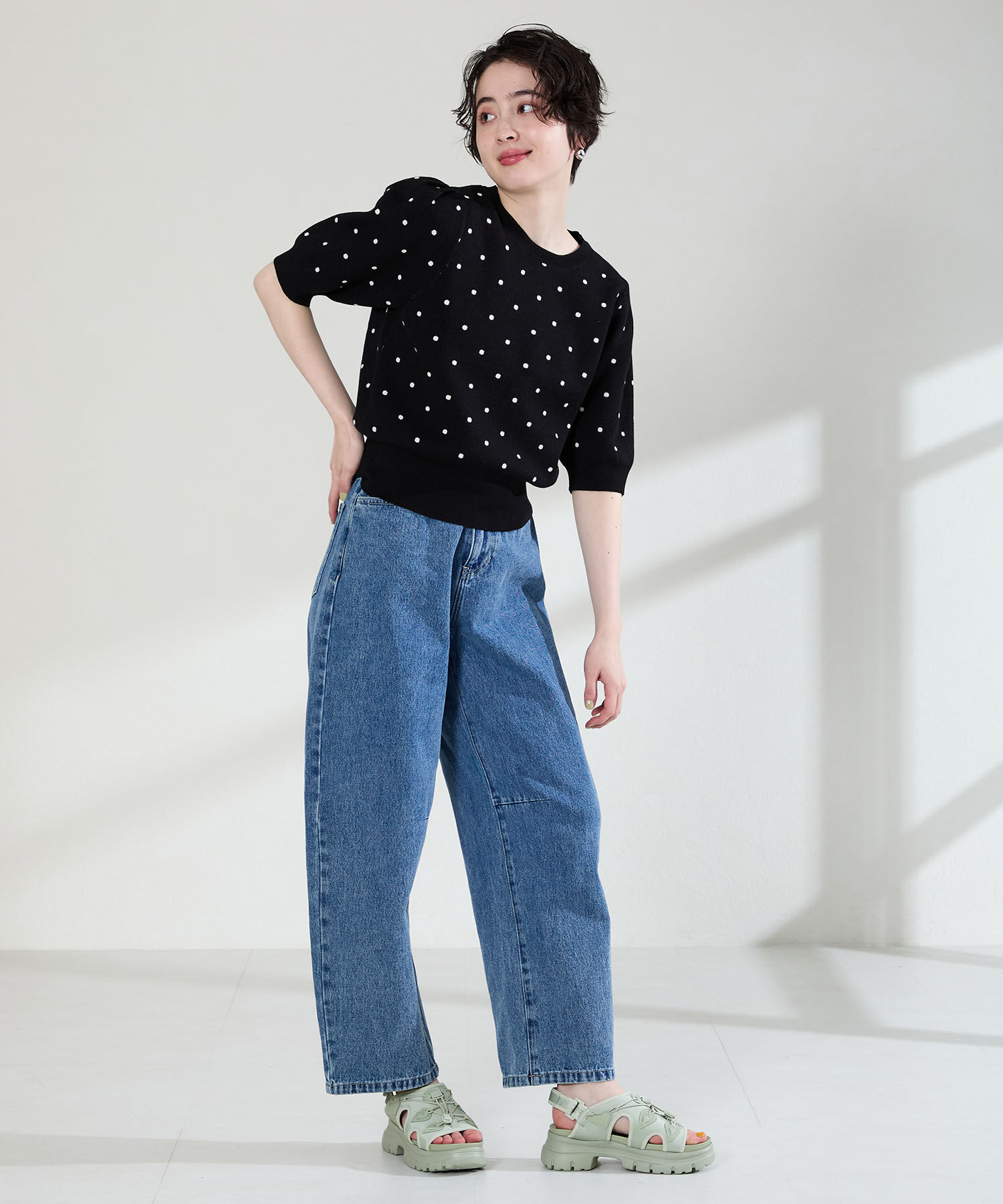 ORiental TRaffic「●2026春夏新作● 厚底 メッシュ スポーツ サンダル /OT3232」|サンダル|