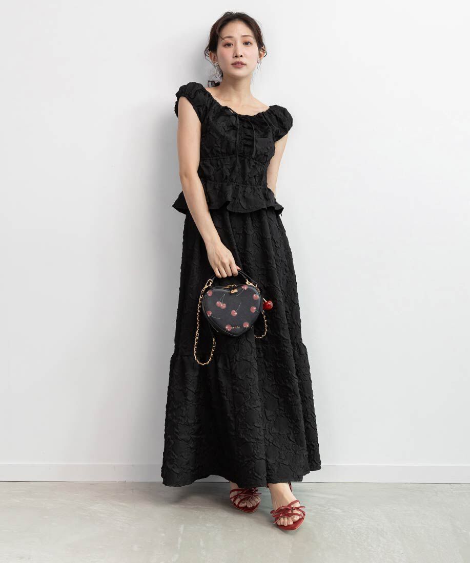  「ミニリボンナローストラップサンダル」|サンダル|