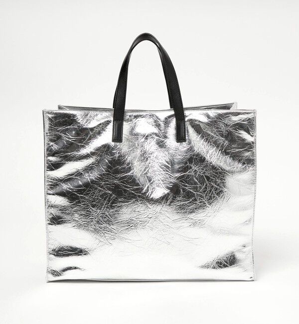 SY UNITED ARROWS「＜SY＞レクタングル トート」|トートバッグ|SILVER