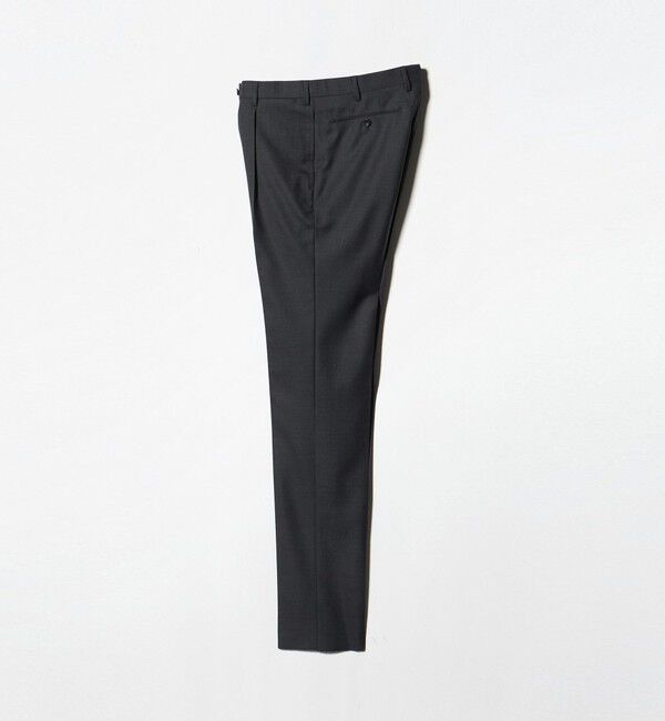 UNITED ARROWS「サージ テーパード 1プリーツ スラックス」|スラックス|