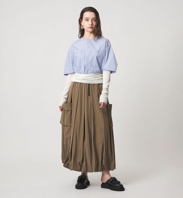 ASTRAET「＜ASTRAET＞レース クルーネックカットソー」|Tシャツ・カットソー|