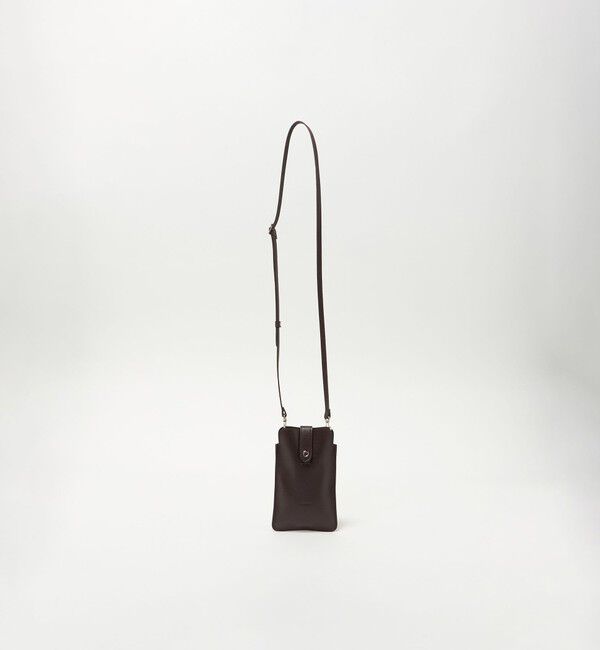 UNITED ARROWS「レザーライク モバイルケース」|その他|DK.BROWN