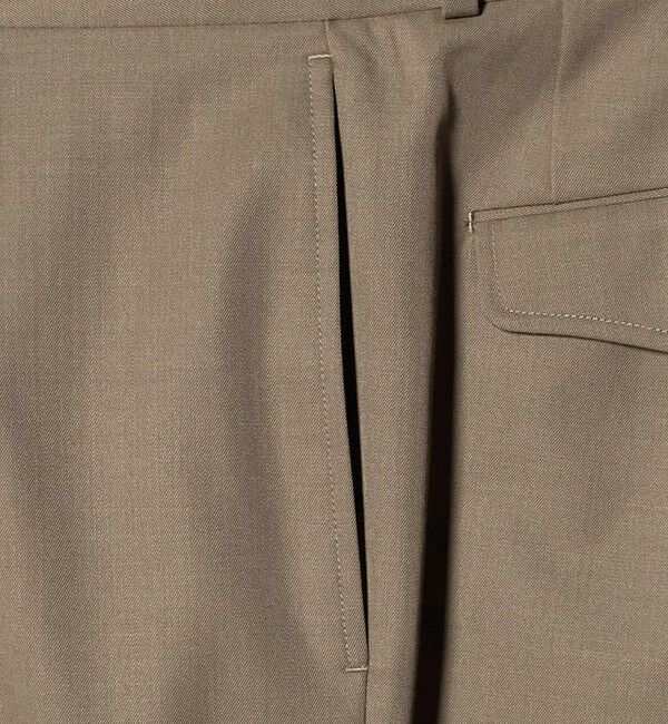 UNITED ARROWS「フォルムギャバジン モダン ストレート スラックス」|スラックス|