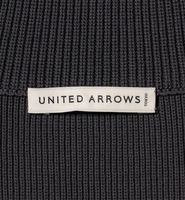 UNITED ARROWS「コットン/ポリエステル アゼ ドライバーズ ニット」|カーディガン|