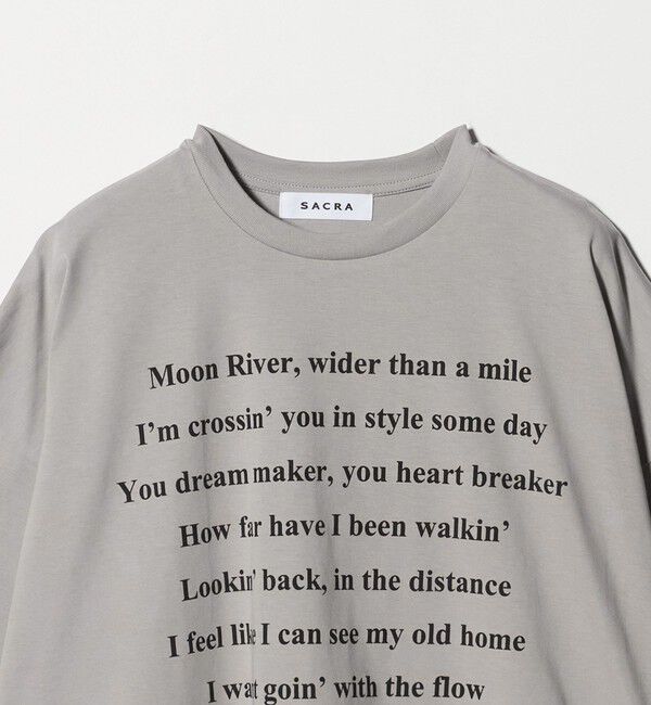 UNITED ARROWS「＜SACRA＞メッセージ Tシャツ」|Tシャツ・カットソー|