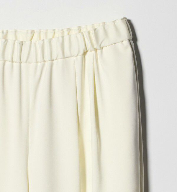 UNITED ARROWS「クリーン サテン ワイドパンツ ‐ウォッシャブル‐」|チノ|