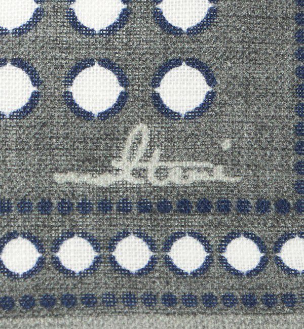 UNITED ARROWS「＜molteni＞サークル ポケットチーフ」|ハンカチ|