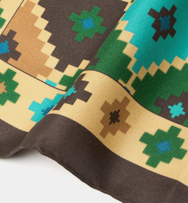 UNITED ARROWS「プリント ポケットチーフ」|ハンカチ|