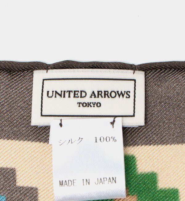 UNITED ARROWS「プリント ポケットチーフ」|ハンカチ|
