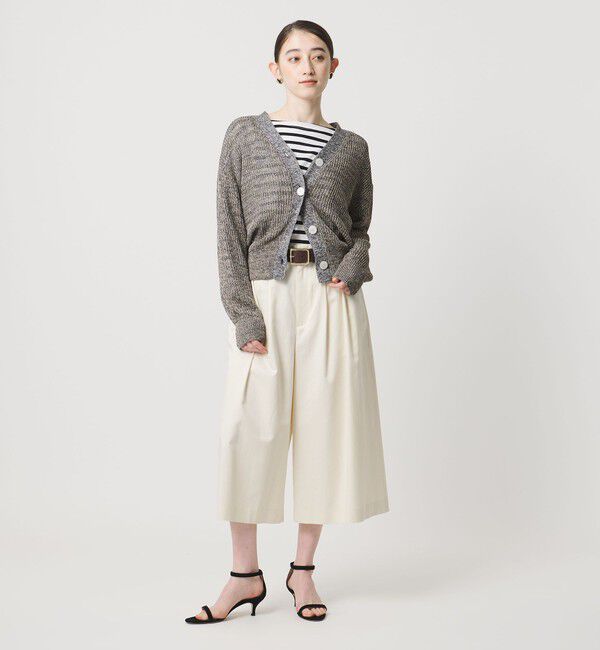 UNITED ARROWS「カラーヤーン Vネック カーディガン ‐ウォッシャブル‐」|カーディガン|