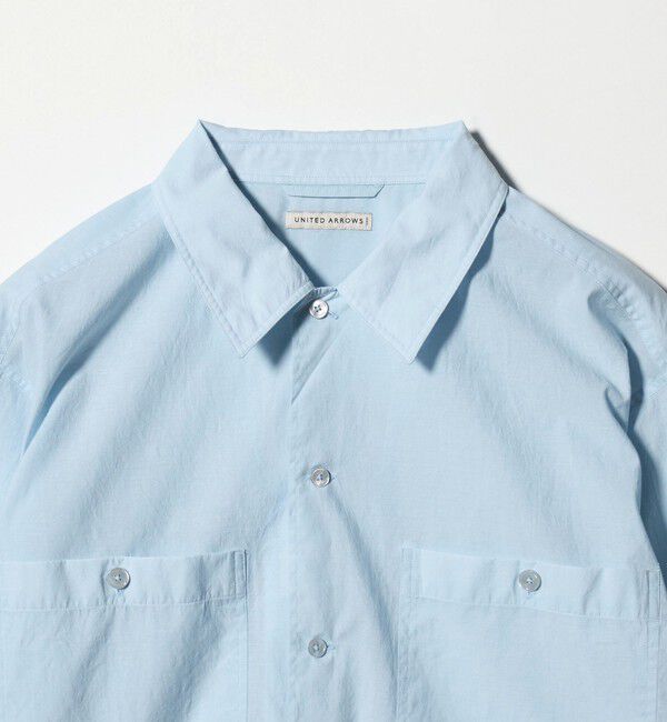 UNITED ARROWS「フェザーポプリン オーバーシャツ」|シャツ・ブラウス|
