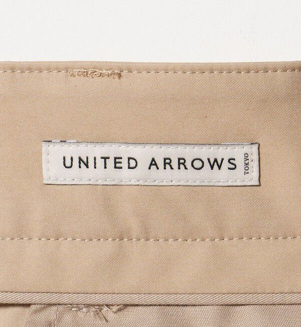 UNITED ARROWS「スムース タイプライター 2プリーツ リラックス トラウザース」|チノ|