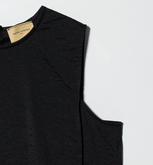 UNITED ARROWS「シアー レイヤード ノースリーブ ワンピース」|ワンピース|