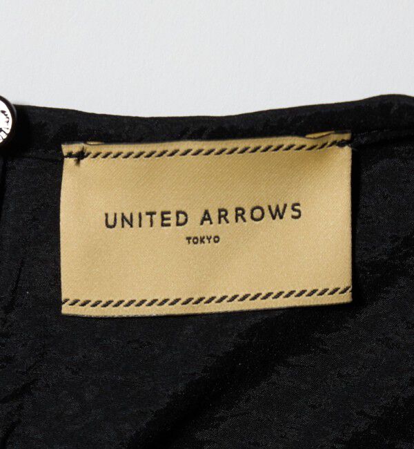 UNITED ARROWS「シアー レイヤード ノースリーブ ワンピース」|ワンピース|