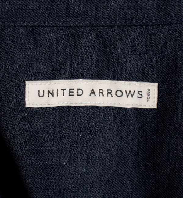 UNITED ARROWS「トリアセテート/ポリエステル ツイル オープンカラーシャツ」|シャツ・ブラウス|