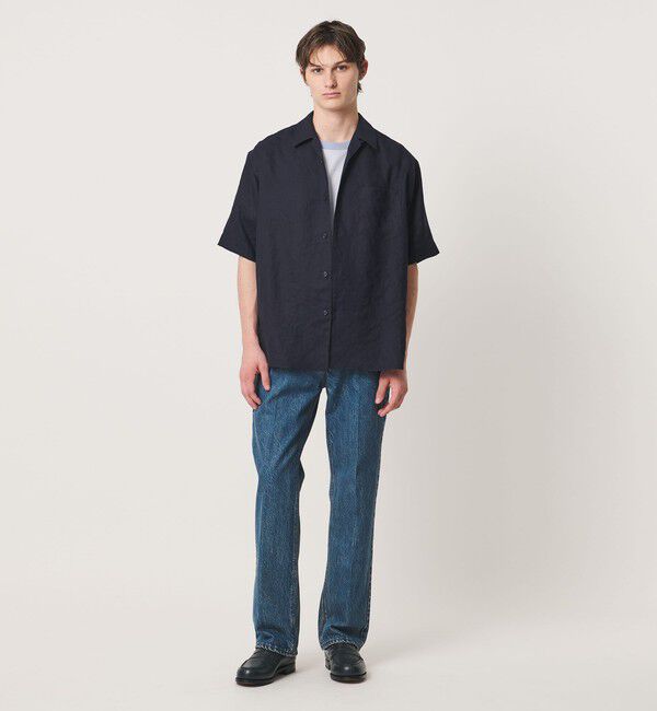 UNITED ARROWS「トリアセテート/ポリエステル ツイル オープンカラーシャツ」|シャツ・ブラウス|