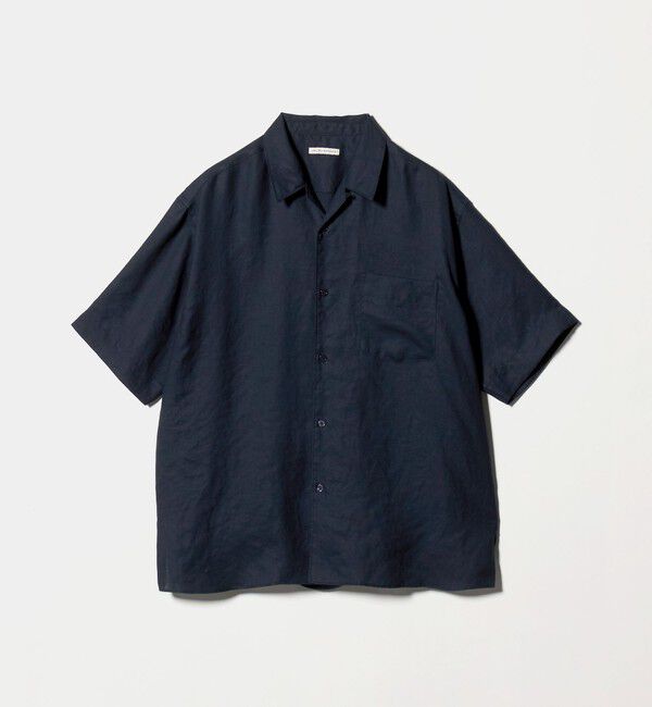 UNITED ARROWS「トリアセテート/ポリエステル ツイル オープンカラーシャツ」|シャツ・ブラウス|