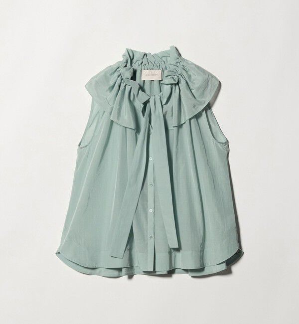 AEWEN MATOPH「＜AEWEN MATOPH＞ギャザーリボンノースリーブ ウォッシャブル」|シャツ・ブラウス|