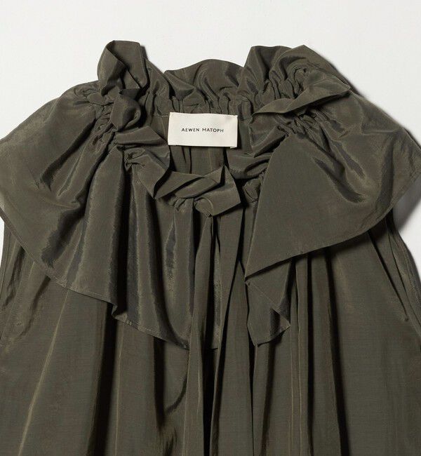 AEWEN MATOPH「＜AEWEN MATOPH＞ギャザーリボンノースリーブ ウォッシャブル」|シャツ・ブラウス|