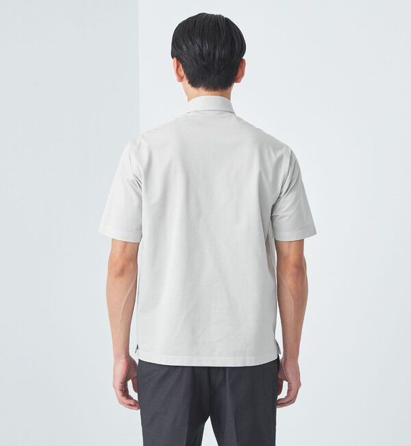 UNITED ARROWS green label relaxing「DUADRY clean バーズアイ ボタンダウン ビズポロ ポロシャツ -吸水速乾・抗菌-」|ポロシャツ|