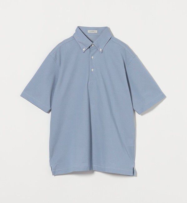 UNITED ARROWS green label relaxing「DUADRY clean バーズアイ ボタンダウン ビズポロ ポロシャツ -吸水速乾・抗菌-」|ポロシャツ|